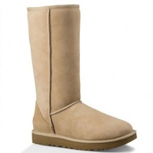 Tall light tan uggs